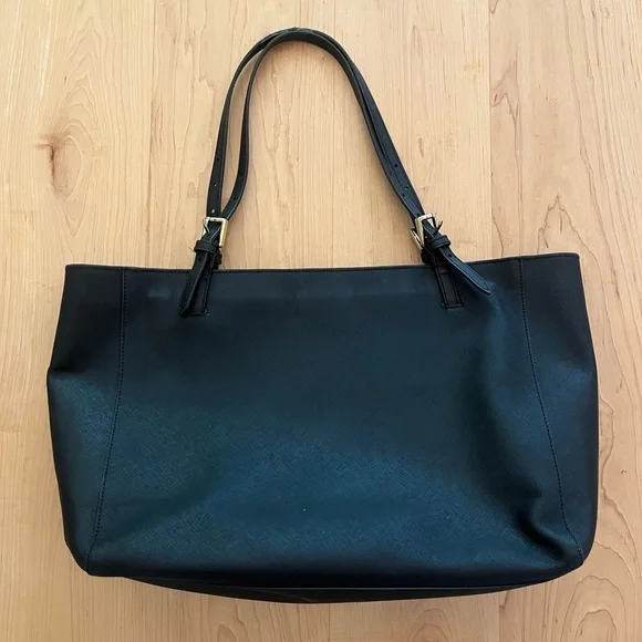 [Tory Burch] Saffiano Leather Laptop Tote Bag - Picture 3 of 14